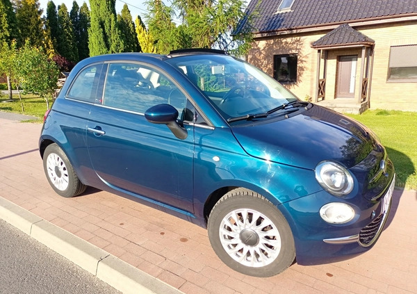 Fiat 500 cena 34900 przebieg: 97100, rok produkcji 2017 z Pleszew małe 121